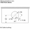 Bosch DBB63BC60B Integrated Design Hood in Matt Black 