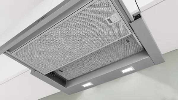Bosch DFM063W57B Telescopic Cooker Hood in Silver Metallic