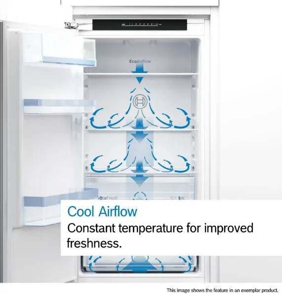 Bosch KIN96VFD0G Series 4 Integrated Fridge Freezer