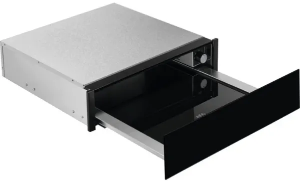 AEG OD8K11B 6000 Built In Warming Drawer Black_Open Drawer View