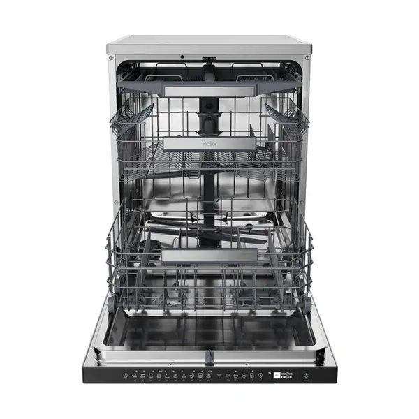 Haier XF 5C4M1X-80 I-Pro Shine Series 3 Dishwasher - Stainless Steel_open