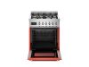 Bertazzoni PRO64L1EART2 Professional 60cm Single Dual Fuel Cooker in Orange