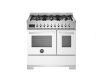 Bertazzoni PRO96L2EBIT2 Professional 90cm Double Dual Fuel Range Cooker in White