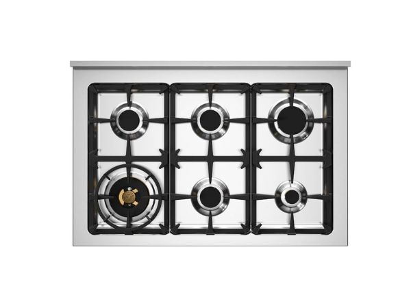 Bertazzoni PRO96L2EBIT2 Professional 90cm Double Dual Fuel Range Cooker in White