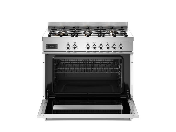 Bertazzoni PRO96L1EBIT2 Professional 90cm Single Dual Fuel Range Cooker in White