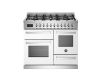 Bertazzoni PRO106L3EBIT2 Professional 100cm Double Dual Fuel Range Cooker in White