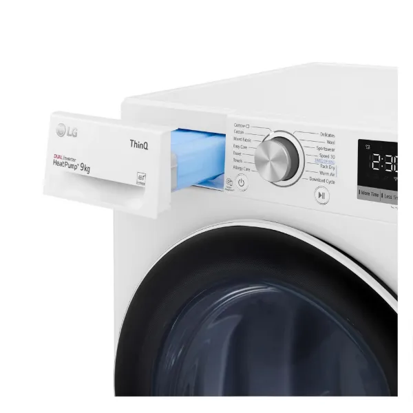 LG FDV709W 9kg Heat Pump Tumble Dryer - White