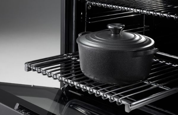 Bertazzoni PRO116L3ENET2 Professional 110cm Triple Dual Fuel Range Cooker in Black