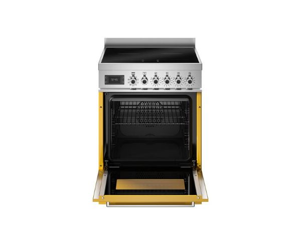Bertazzoni PRO64I1EGIT2  Professional 60cm Induction Range Cooker in Yellow