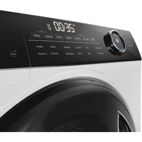 Haier HWD90B14959NUUK Washer Dryer, 9kg/6kg, 1400 Spin, White, D Rated_options