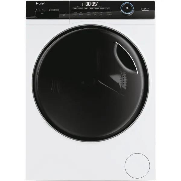 Haier HWD90B14959NUUK Washer Dryer, 9kg/6kg, 1400 Spin, White, D Rated_main