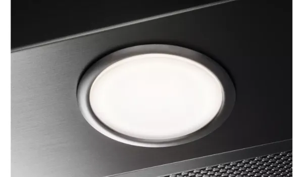 AEG DTB3653M 3000 ExtractionTech Wall Mounted Cooker Hood Stainless Steel & Glass_LED Spotlight Detail