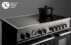 Bertazzoni PRO105I3EROT2 Professional 100cm Triple Induction Range Cooker in Red
