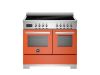 Bertazzoni PRO105I2EART2 Professional 100cm Double Induction Range Cooker in Orange