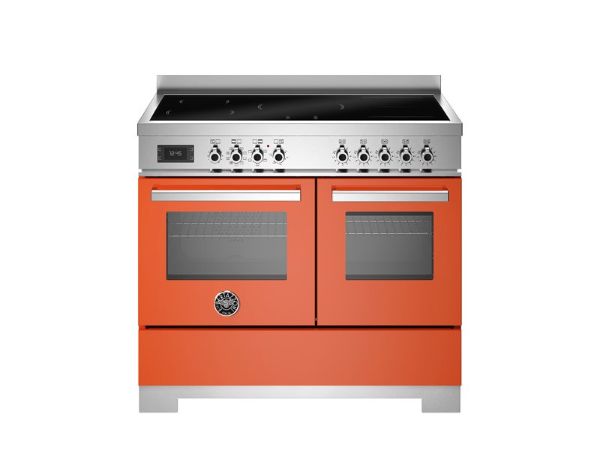 Bertazzoni PRO105I2EART2 Professional 100cm Double Induction Range Cooker in Orange