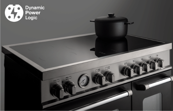 Bertazzoni PRO105I2EART2 Professional 100cm Double Induction Range Cooker in Orange