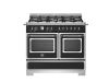 Bertazzoni HER106L2ENET2 Heritage 100cm Double Dual Fuel Range Cooker in Black