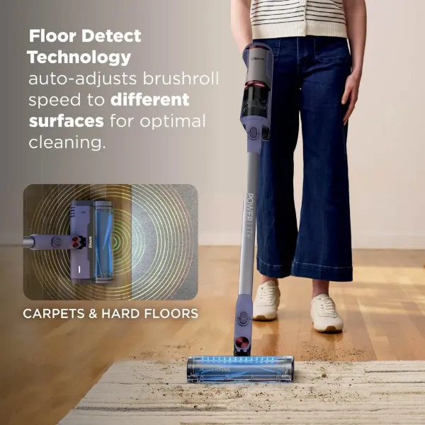 Shark BU3621UKT Cordless Stick Vacuum Cleaner - 40 Minutes Run Time - Glacier Blue_technology