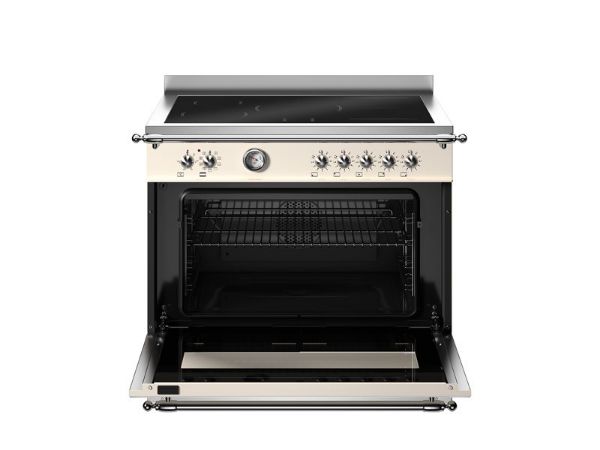 Bertazzoni HER95I1EAVT2 Heritage 90cm Single Induction Range Cooker in Ivory