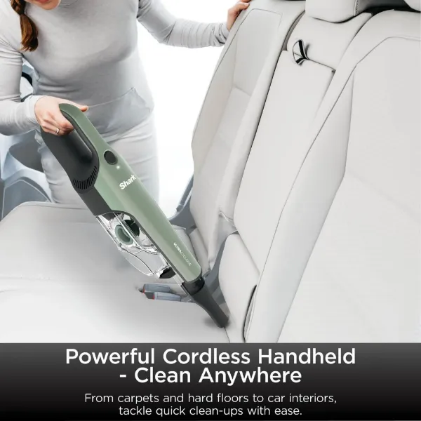 Shark CH901UK UltraCyclone Pro Cordless Handheld Vacuum Cleaner - 10 Minute Run Time - Green_car seat