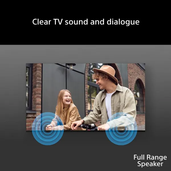 Sony K43S25M2PB.UKA 43" 4K BRAVIA 2 II Direct LED Google TV_sound