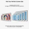 Samsung QE65LS03HWUXXU 65" 4K The Frame Pro Neo QLED 4K Vision AI Smart TV Art Mode & Wall Mount TV_screen size