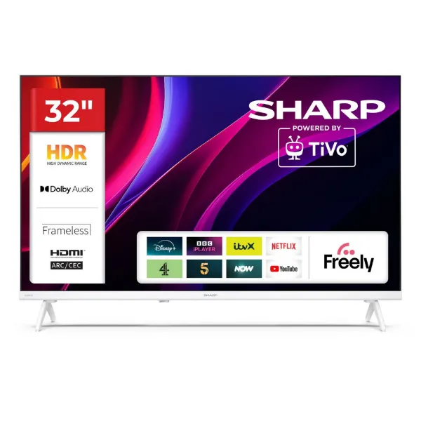 Sharp 1T-C32HE2245KW 32" HD Ready TiVo Smart TV - White_main
