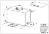 Faber Inca Lux 3.0 EVO X 52cm Integrated Canopy Cooker Hood_dimensions