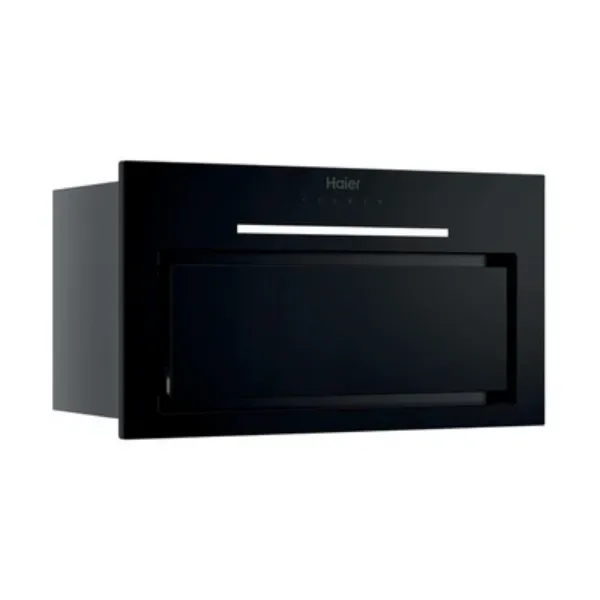 Haier HAPY5CBS2BWIFI Integrated Canopy Cooker Hood - Grey Painted_side