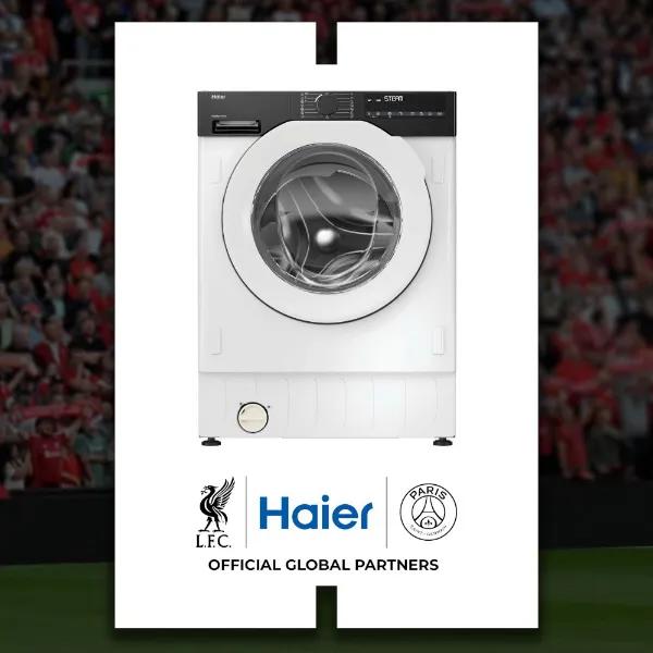 Haier BHA6S696M6D9-80 Integrated Washer Dryer, 9kg/6kg, 1600 Spin, White, D Rated _partners