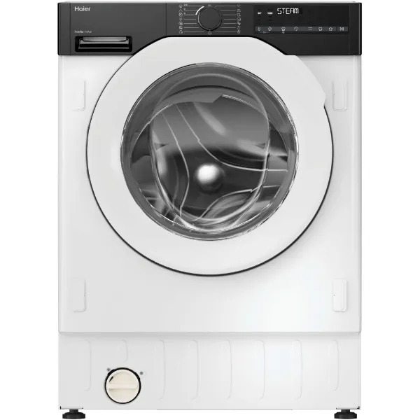 Haier BHA6S696M6D9-80 Integrated Washer Dryer, 9kg/6kg, 1600 Spin, White, D Rated _main