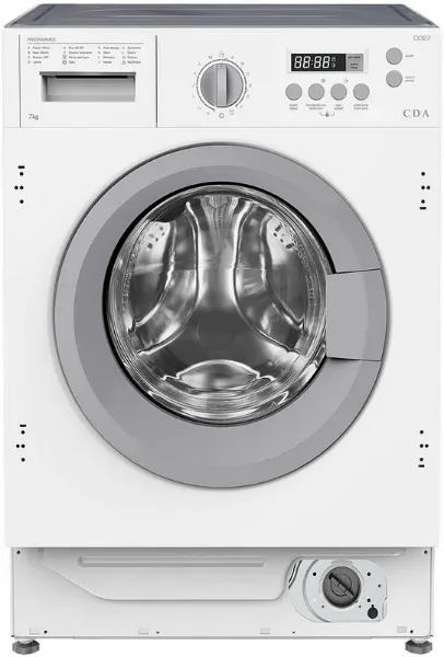 CDA CI327 Integrated 7kg 1350rpm Washing Machine_Front View