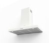Faber Stilo Comfort White Matt Wall Mounted Chimney Cooker Hood_front