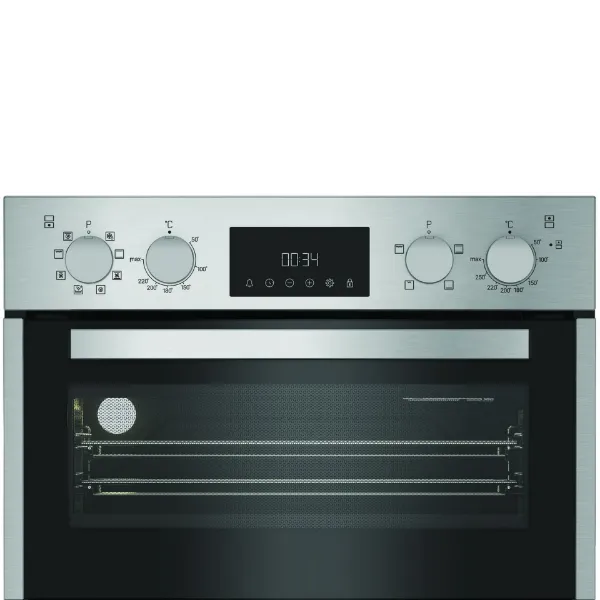 Hotpoint DIH82DIX 59.4cm Built In Electric Double Oven - Stainless Steel