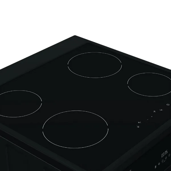 Hotpoint HDME6VDC2AB 60cm Double Oven Electric Cooker with Ceramic Hob - Black