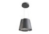 Faber Beat Dark Grey Matt 45cm Island Cooker Hood_front