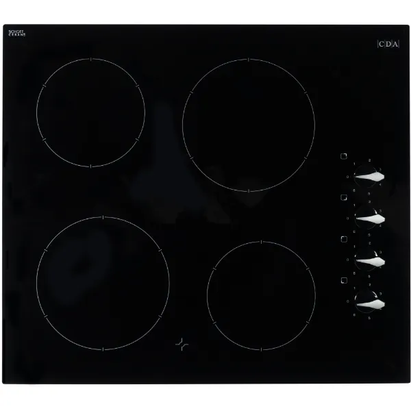 CDA HC6212FR 4 Zone Ceramic Hob_Top View