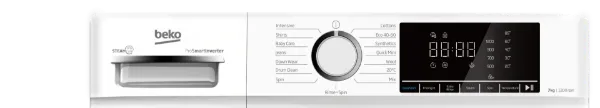 Beko BWC7121W Freestanding 7kg 1200rpm Washing Machine - White_top