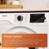 Hotpoint HBD8680GANTISTAINUK 8kg 1400 Spin Washing Machine - Graphite