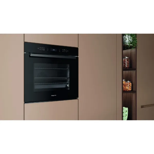 Hotpoint HOI68PT1SBUKC 59.5cm Built In Electric Single Oven - Black