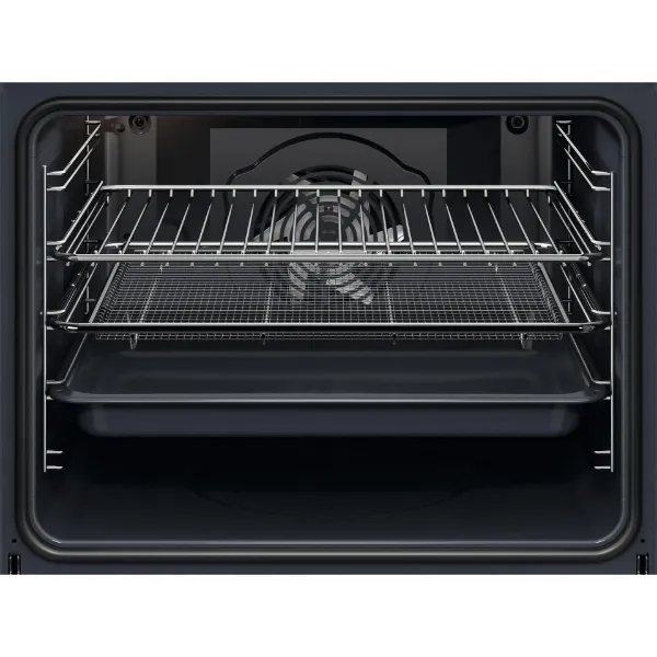 AEG OU5AB20XK 59.6cm Built In Electric Single Oven - Black_open