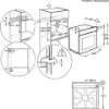 AEG OU5AB20XK 59.6cm Built In Electric Single Oven - Black_dimensions 2