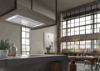 Heaven Glass 3.0 WH Slim KL A90 White Glass 90cm Ceiling Cooker Hood_installed
