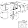 AEG OU5PB40XK 59.6cm Built In Electric Single Oven - Black_dimensions 2