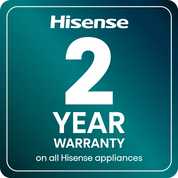Hisense RB395N4BCE 60/40 Total No Frost Fridge Freezer - Stainless Steel_warranty