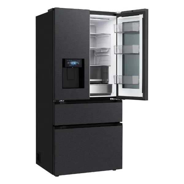 LG GMGS50DEEP 550L No Frost American Style French Door InstaView Fridge Freezer - Black