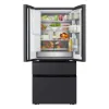 LG GMGS50DEEP 550L No Frost American Style French Door InstaView Fridge Freezer - Black