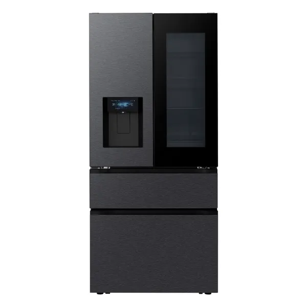 LG GMGS50DEEP 550L No Frost American Style French Door InstaView Fridge Freezer - Black