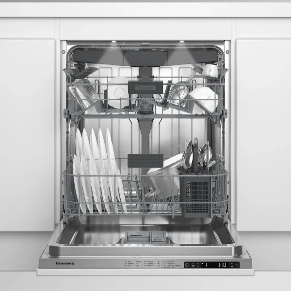 Blomberg LDV52520 Integrated Full Size Dishwasher with Hygiene+ 15 Place Settings_front view full