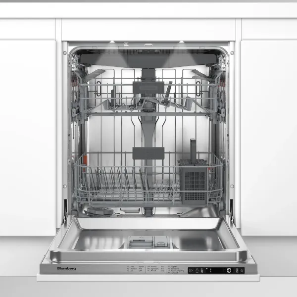 Blomberg LDV52520 Integrated Full Size Dishwasher with Hygiene+ 15 Place Settings_front view open